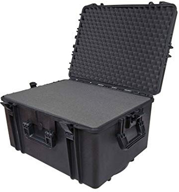 Max MAX620H340S IP67 Rated Waterproof Durable Watertight Equipment Photography with Hard Carry Flight Case Tool Box/Pull Handle/Plastic Transit Case/Pick and Pluck foam