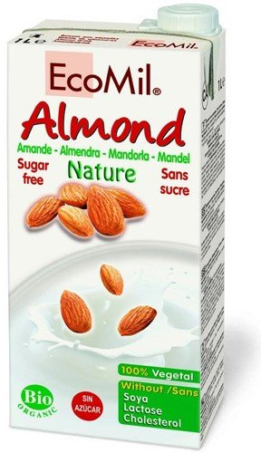 (2 Pack) - Ecomil - Almond Drink + No Added Sugar | 1000ml | 2 PACK BUNDLE