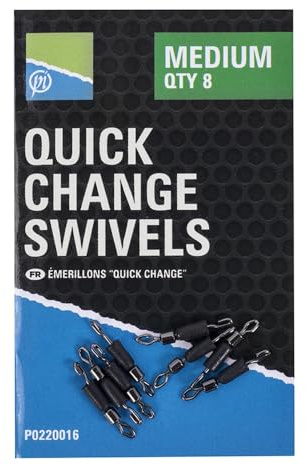 Preston Quick Change Swivels: Medium
