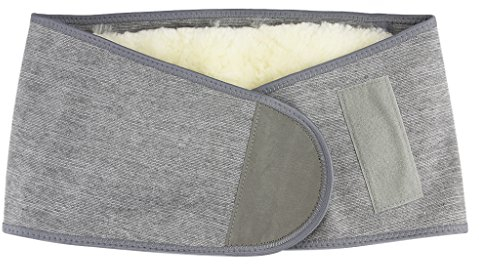 FakeFace Nierenwärmer Leibwärmer für Damen Herren Kinder,Fleece Nierengurt Rückenwärmer,Winter warmer Taillen Gürtel Bauchschutz Wärmegürtel Hüftwärmer Nierenschutz Winterkälteschutz Grau…
