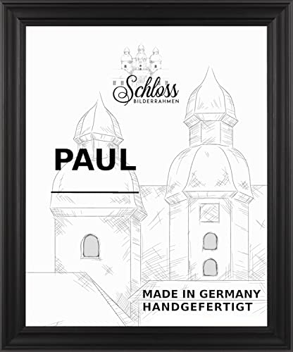 Schloss BILDERRAHMEN Paul 70x90 cm, Dekor Schwarz gemasert