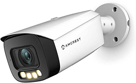 4K 30fps AI IP PoE Camera w/ 164ft Full NightColor Vision, F1.0 Aperture & 1/1.2 Image Sensor, Security Bullet Outdoor IP67, Built-in Mic, Face, Human & Vehicle Detection, IP8M-B2886EW-AI