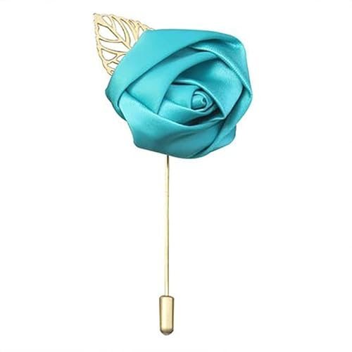 Handgelenk-Ansteckblume, Boutonniere, Handgelenk-Blume, Bräutigam-Ansteckblume, 1 Stück, Herren-Ansteckblume, Bräutigam-Anstecker, Ansteckblume, Brosche, künstliche Seidenblume