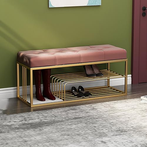 Nordic Fashion Schuhbank, Aufbewahrungsbank für den Eingangsbereich, Bank für das Fußende des Bettes mit Ablagefach, Schuhwechselhocker für Eingangsbereiche, Schlafzimmer, Garderoben, Wohnzi