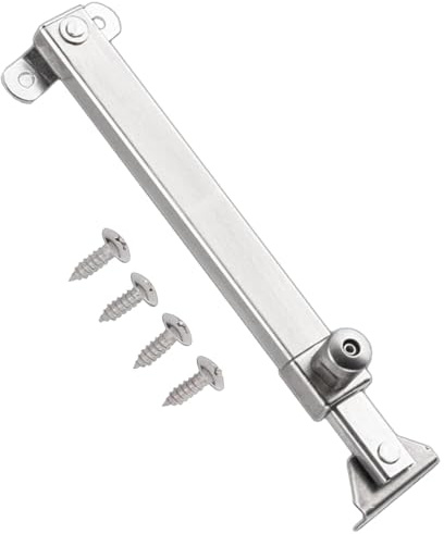 Casement Window Latch, Window Stay Lock Mechanism, Adjustable Window Hinges, Double Glazing Window Handles with Fixing Screws, Right, Left Hand for and Sliding Doors
