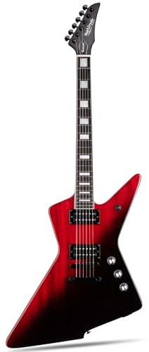 WestCreek Revenge Solid Body Electric Guitar, Heavy Metal Guitar