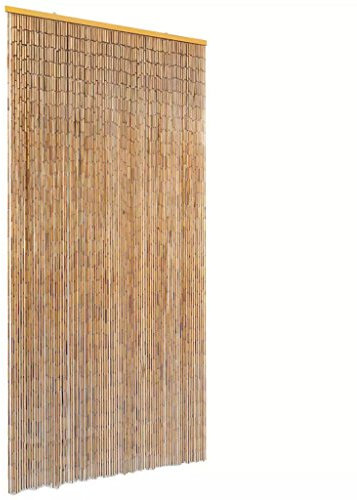 Xichuzi Insektenschutz Türvorhang, Insektenschutz Vorhang, Lamellenvorhang Insektenschutz, Moskitonetz Tür, Fliegenschutz Balkontür, Bambus 90 x 220 cm