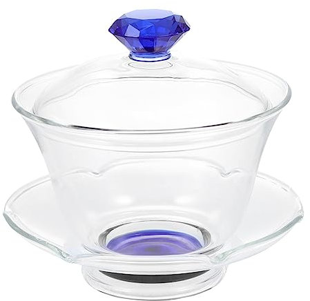 Cabilock Brewing Cup Creative Teacup of Glass Teacups Lid Tea Cup for Tea Lovers
