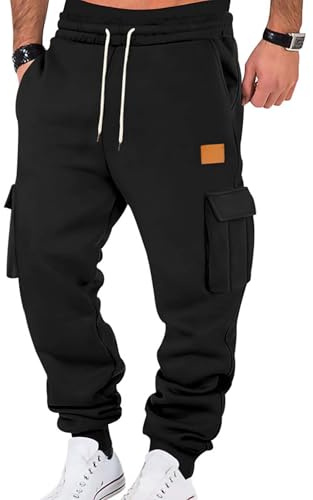 uxxnjfg Pantalon Cargo Homme Travail Multipoches Pantalon Chino Randonnée Grande Taille Slim Sportswear Sport Jardinage Militaire Pant