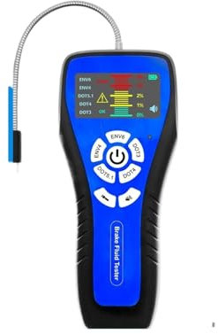 Testeur Liquide de Frein, Kit D'outils De Test De Liquide De Frein, Nouveau Testeur De Liquide De Frein, Règle De Plaquette De Frein, Stylo De Détection De Plaquette De Frein, Joint De Tuyau D'huile D