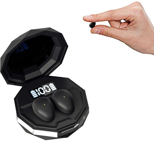 Xmenha Mini Ecouteurs Bluetooth pour Dormir 5.4 sans Fil Sport pour Sommeil 5.4 écouteurs Oreillette Invisible Sommeil Résistance à l'eau Sport pour ecouteurs Petite Oreille