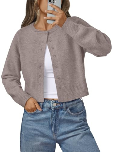 LILLUSORY Women's Ls1672 Fashion (pack of 1) | Office to Brunch,Travel Essential,Drop Shoulder,Button Front,Versatile Chic,Winter Warm Coat