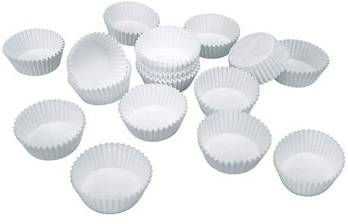 Städter Papierbackförmchen Mini weiß