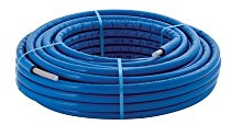 Geberit PushFit Rohr ML 20 x 50 m rund vorgedämmt 10 mm blau, auf Rolle