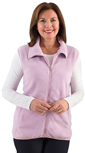 Fashion Friendly Fleece Gilet/Body Warmer (Large, Lilac)…