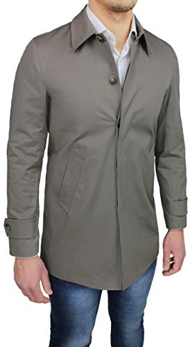 Trench soprabito uomo sartoriale primavera estate giacca giubbotto elegante