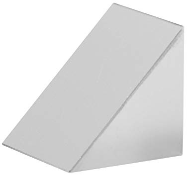 Dreieckiges Kristallprisma K9 Dreieckiges Prisma aus optischem Glas zum Unterrichten von Lichtspektrumglas(20 * 20 * 20),Endoskope und Fiberskope