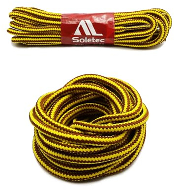 Soletec Lacets de remplacement pour chaussures de sport, baskets, bottes, chaussures de randonnée et chaussures de travail