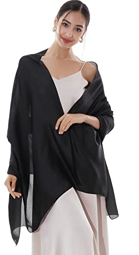 RIIQIICHY Schals für Damen, Pashmina-Schals und -Wickeltücher, Hochzeit, wie Chiffon-Schal für den Hals