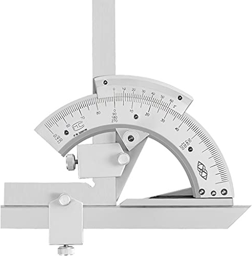 WJJ Angolo Righello in Acciaio Inox Vernier Calibro Angolo Angolo Universale Universale ad Alta precisione Angolo di precisione Righello 0-320 Gradi
