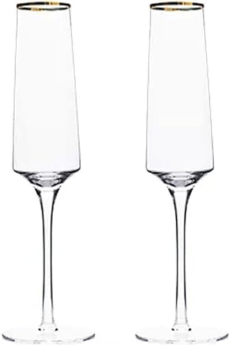 OZLMBERN Copa de Vino de champán, Copa de Vino de Lujo Ligera Francesa, Copa de Vino Dulce, Base Alta, Copa de Vino Tinto, Copa de Vino para el hogar