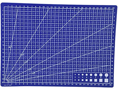 Quilt-Schneidematte, Langlebiges Gitterlinien-Bastelwerkzeug für Büromaterial, A4-Format