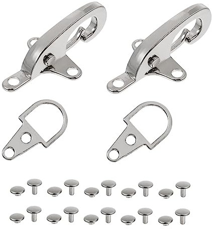 PLAFOPE Diy Kleidungszubehör Taillengürtel Metallverschluss Buckle Silber Robust Für Mäntel Windbreaker Rucksäcke Einfache Installation Und Hohe Zugfestigkeit