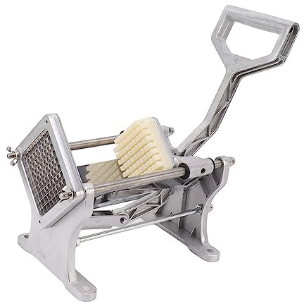 Cortador de Patatas, Cortador de Patatas Fritas de Acero Inoxidable, Cortadoras de Patatas Fritas, Cortadoras de Verduras y Patatas de Alta Resistencia, Juego de Picadora de
