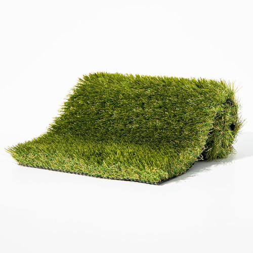 Gazon synthétique 40 mm rouleau 2x3 m – Pelouse artificielle haute densité aspect naturel – Idéal jardin, terrasse, balcon et piscine – MGS