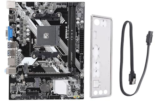 CheoTime B550M K Carte mère pour Socket AM4, Carte mère M ATX avec Prise en Charge de la mémoire DDR4 jusqu'à 64 Go NVME M.2 PCIE 3.0 USB 3.0, VGA et HD Sortie vidéo