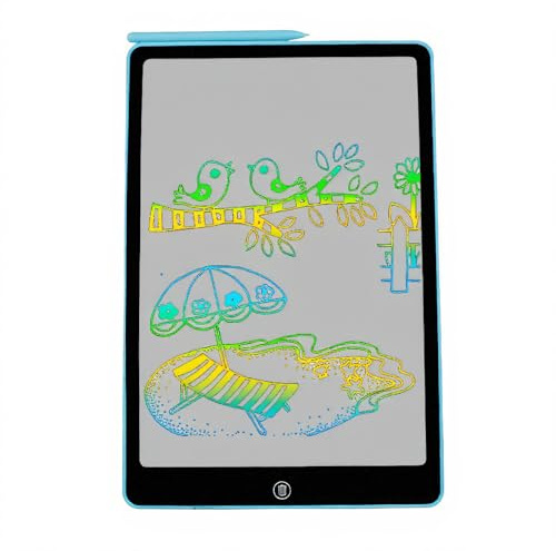XUMIUZIY LCD -Schreibtablette, Flexible Druckerkennungstechnologie Zum Lernen von 16 Zoll Bildungsschreiben Zum Lernen (Blue)