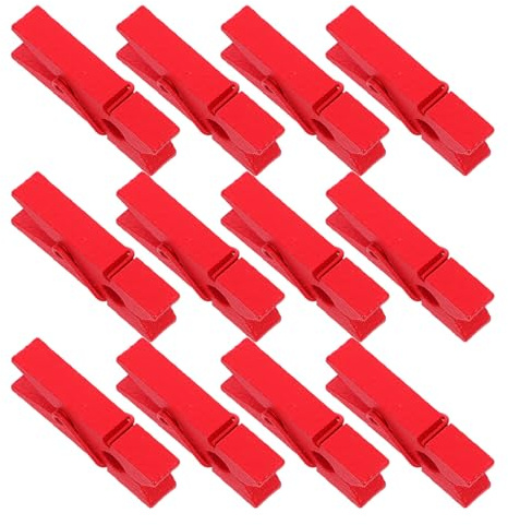 MOTHNUR 160 Mini Mollette Tradizionali in Legno Colorate Clip Resistenti per Bucato Decorazioni Natalizie e Segnaposto Mollette Artigianali per Foto e Lavoretti Fai da Te