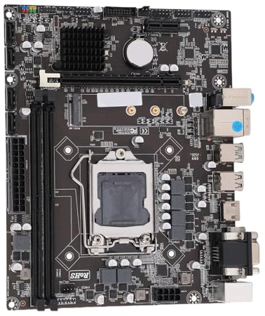 OPPWONG Carte Mère H310 LGA 1151, Micro ATX DDR4 Compatible avec Les Processeurs Core de 8e et 9e Génération, avec PCIe X16 NVMe M.2 et USB 3.0, pour Configuration PC LGA1151