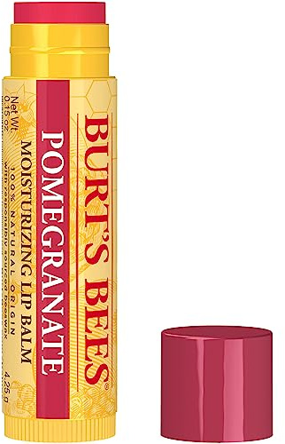 Burts Bees Pomegranate Moisturizing Lip Balm, 0.15 oz