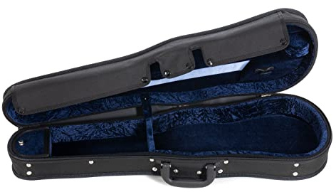 GEWA Violaformetui Liuteria Concerto, Thermokern, wasserabweisend, schwarz, innen Velour blau, Größe: III 38 cm