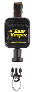 Gear Keeper Micro Retractable Key Holder & Tool Retractor - Heavy Duty Retractable Keychain With Spring Clip Mount - Small Tool Holder, ID Badge Clip & Key Chain - 36” Extension - USA Made