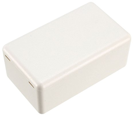 sourcing map 61 x 36 x 25 mm Anschlussdose Kunststoff Elektronik Gehäuse DIY Abzweigdose Projekt Box Gehäuse Klein, Grau Weiß