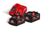 Milwaukee Starterset 18 Volt 4933471073 M18HNRG-802 2x 18V/8, 0Ah Li-Ion
