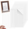 OLYCRAFT 20 Sheets 10x15cm Clear Acrylic Sheets 0.5~0.9mm Thick Transparent Plastic Sheet Clear Protective Sheet Plastic Panel Frame Replacement for Picture Frame Glass Replacement Projects Display
