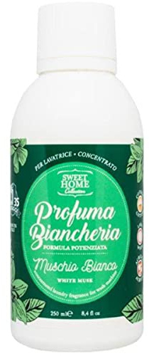 Sweet Home - Perfume para ropa de cama, fórmula mejorada e higienizante con almizcle blanco, 35 lavados, 250 ml