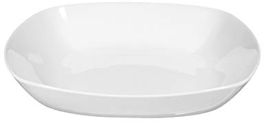 Suppenteller eckig 21cm LIDO WEISS UNI Seltmann**6 (6 Stück)