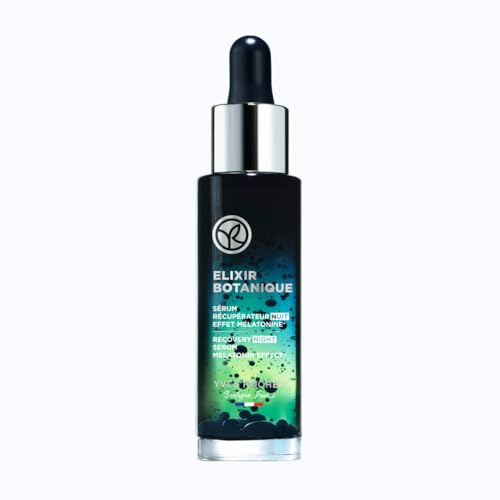 Yves Rocher Elixir Botanique - Regenerierendes Nachtserum - 30 ml | Serum mit Melatonin-Effekt für erholte Haut - Nachtregeneration - Für einen strahlenden Teint am Morgen
