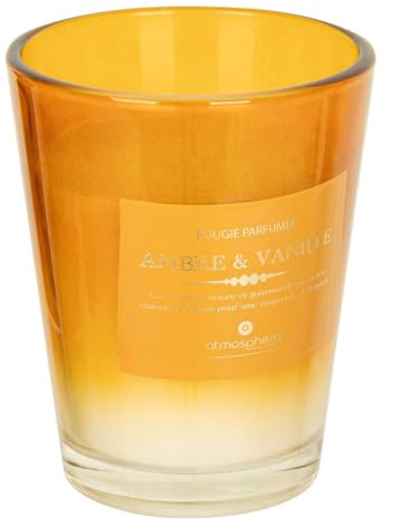 Bougie parfumée alma 270g vanille et ambre - Atmosphera créateur d'intérieur