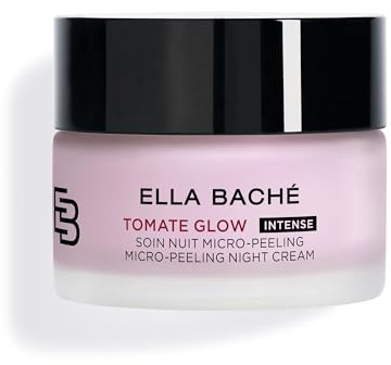 Ella Baché Tomate Glow Mikro-Peeling Nachtpflege 50 ml - Glättende SOS-Nachtcreme für strahlende, regenerierte Haut - Gesichtscreme mit Antioxidantien & AHA Trio