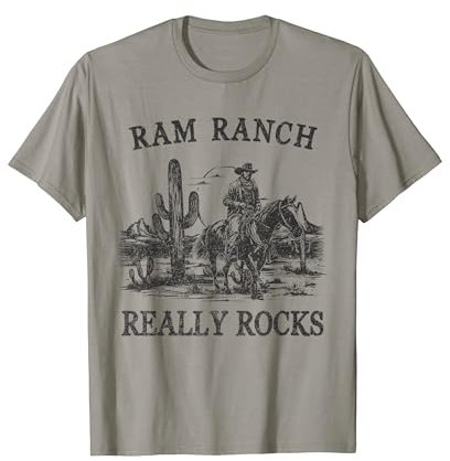 Ram Ranch rockt Western Life Rodeo Country Cowgirls wirklich T-Shirt