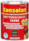 Consolan Vernice resistente alle intemperie, protezione coprente del legno per esterni, grigio delfino, 750 ml