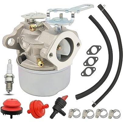 Set carburatore per decespugliatore Per Tecumseh 5HP per MTD 632107 640084 per Toro 521 Spazzaneve HSSK50 HS50 LH195SA -80B6 640084B Carburatore Carb Sostituzione del tosaerba