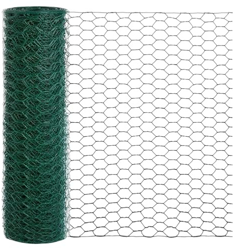 Fil de poulet floral de 40 x 400 cm, fournitures de jardin pour protéger les plantes, fil de poulet pour arrangement floral pour travaux manuels et garde