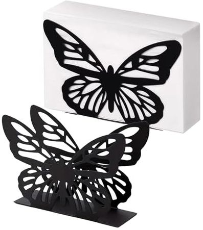 Counius Portatovaglioli da Tavola,2 Pezzi Porta Tovaglioli da Tavolo in Metallo,Portatovaglioli Verticale, Distributore di Tovaglioli,per Sala da Pranzo, Soggiorno, Bar, Decorazione Della Cucina