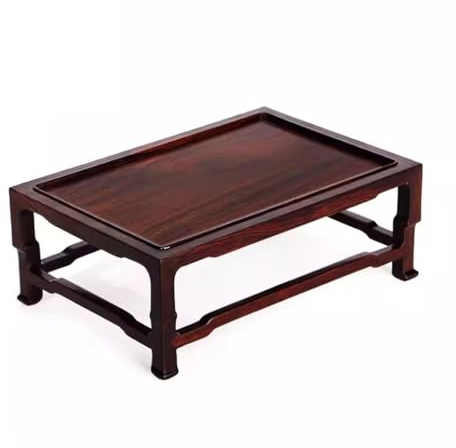 Base per Vaso Bonsai in Legno massello di Giada, Base per Vaso di Fiori Rettangolare, Base per Statua di Buddha Cinese, Base per teiera, Porta Tazze da tè, espositore